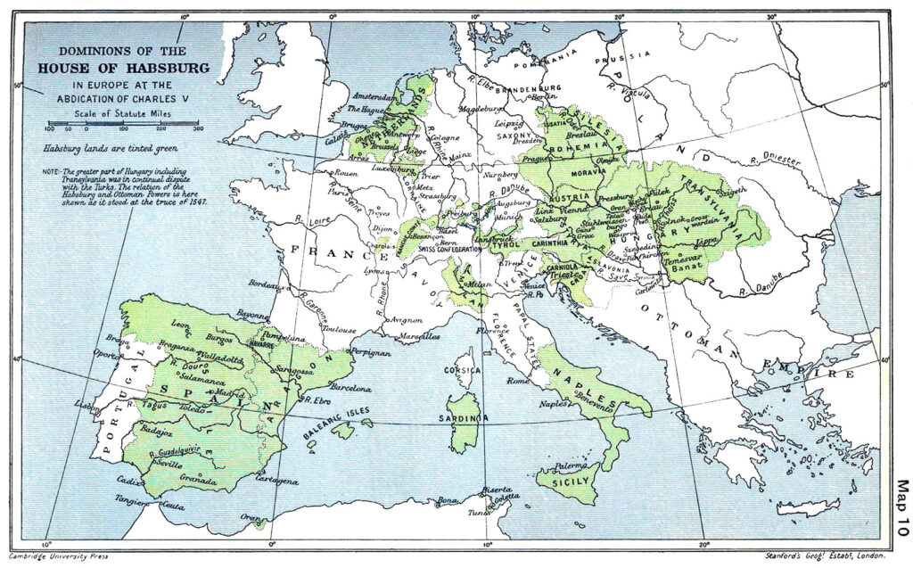 Habsburg_Map_1547-1024x637 Dynastia Habsburgów – potęga zrodzona z małego zamku