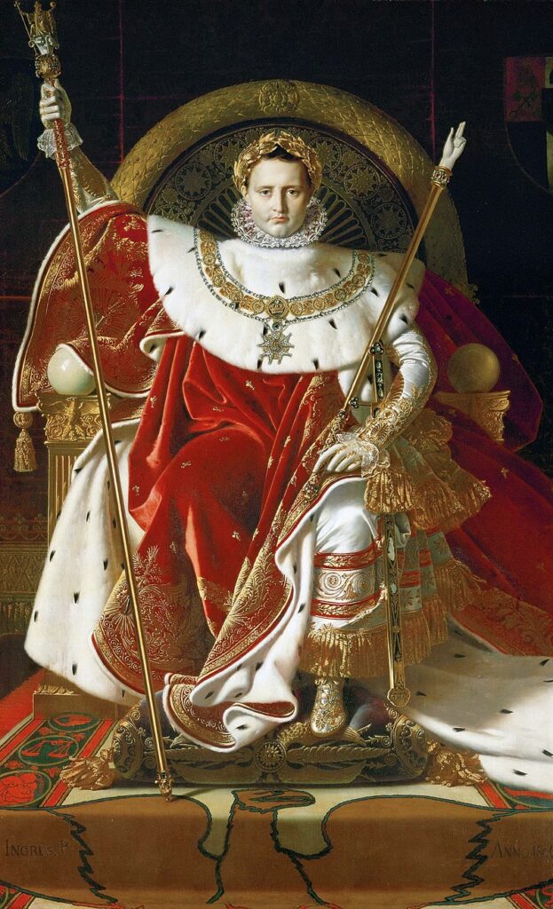 Ingres_Napoleon_on_his_Imperial_throne-623x1024 Napoleon Bonaparte – geniusz wojny, budowniczy imperium, legenda Europy